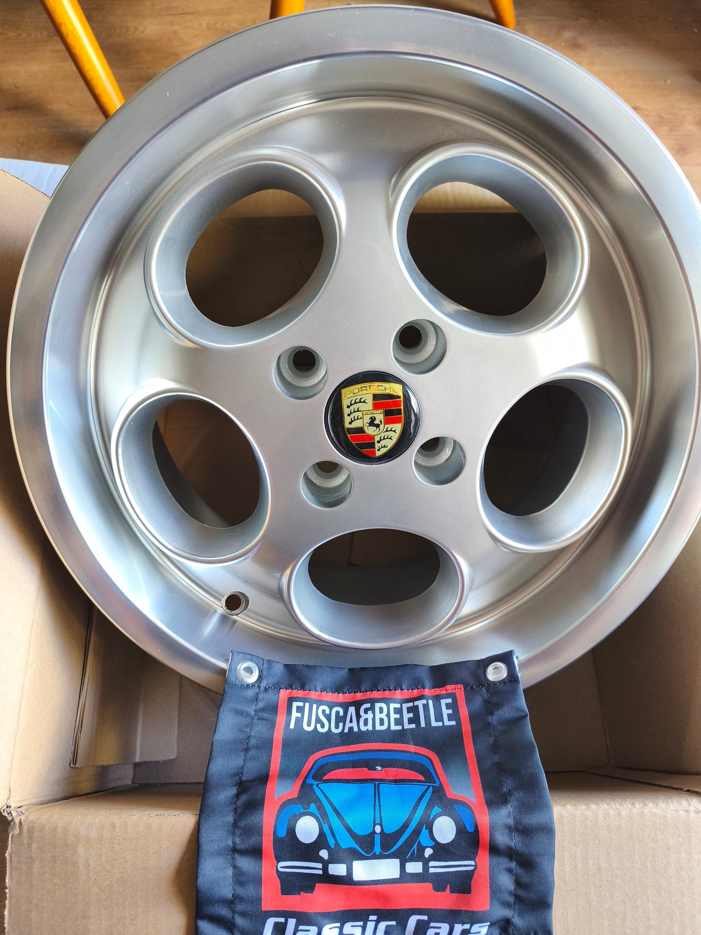 Jogo De Roda Aro 15 Porsche 4x100