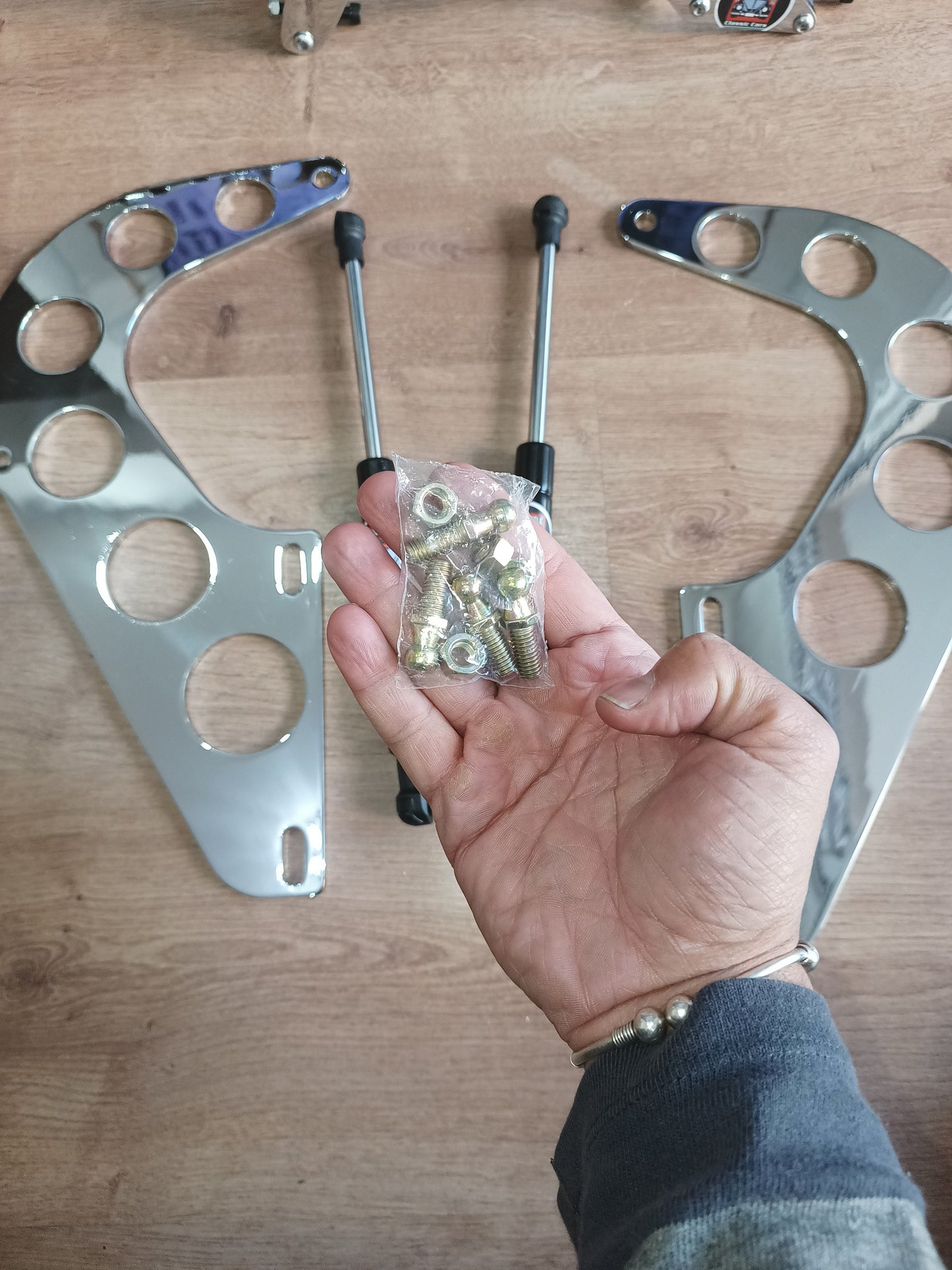 Combo kit complete - SPIDER Hand break - Pair of Arms Hood + Absorbers Gas
