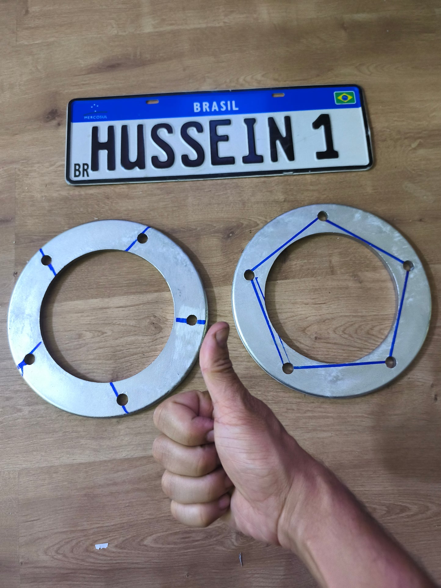 Rear wheel spacer for VW Kombi "Corujinha" ( VW bus & Bug 5×205