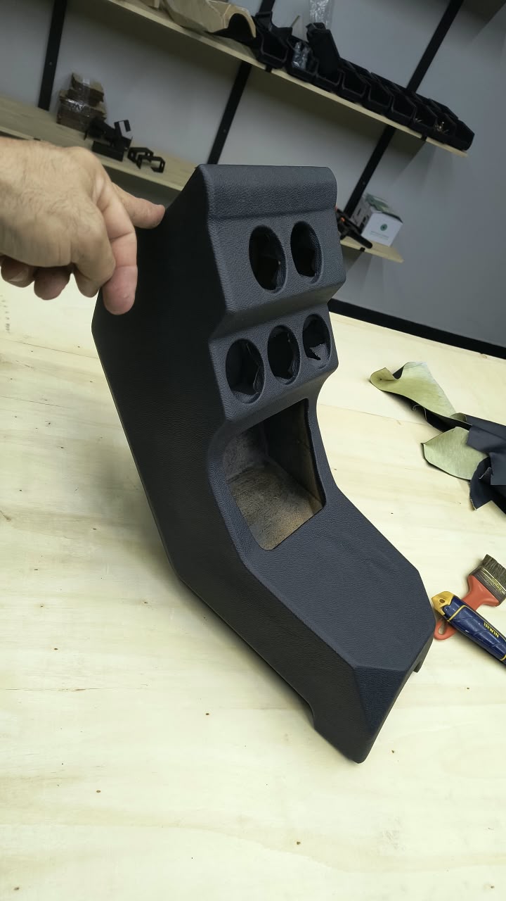 Center Console 1300 VW Beetle - wooden ART - Black colour