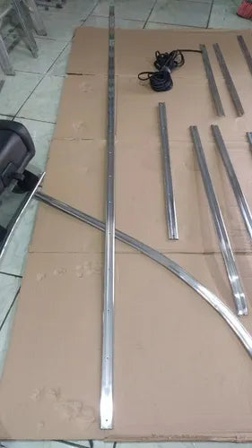 Split mesh waistline trim kit for Samba Bus, Kombi type 2 (50-63-75 ).