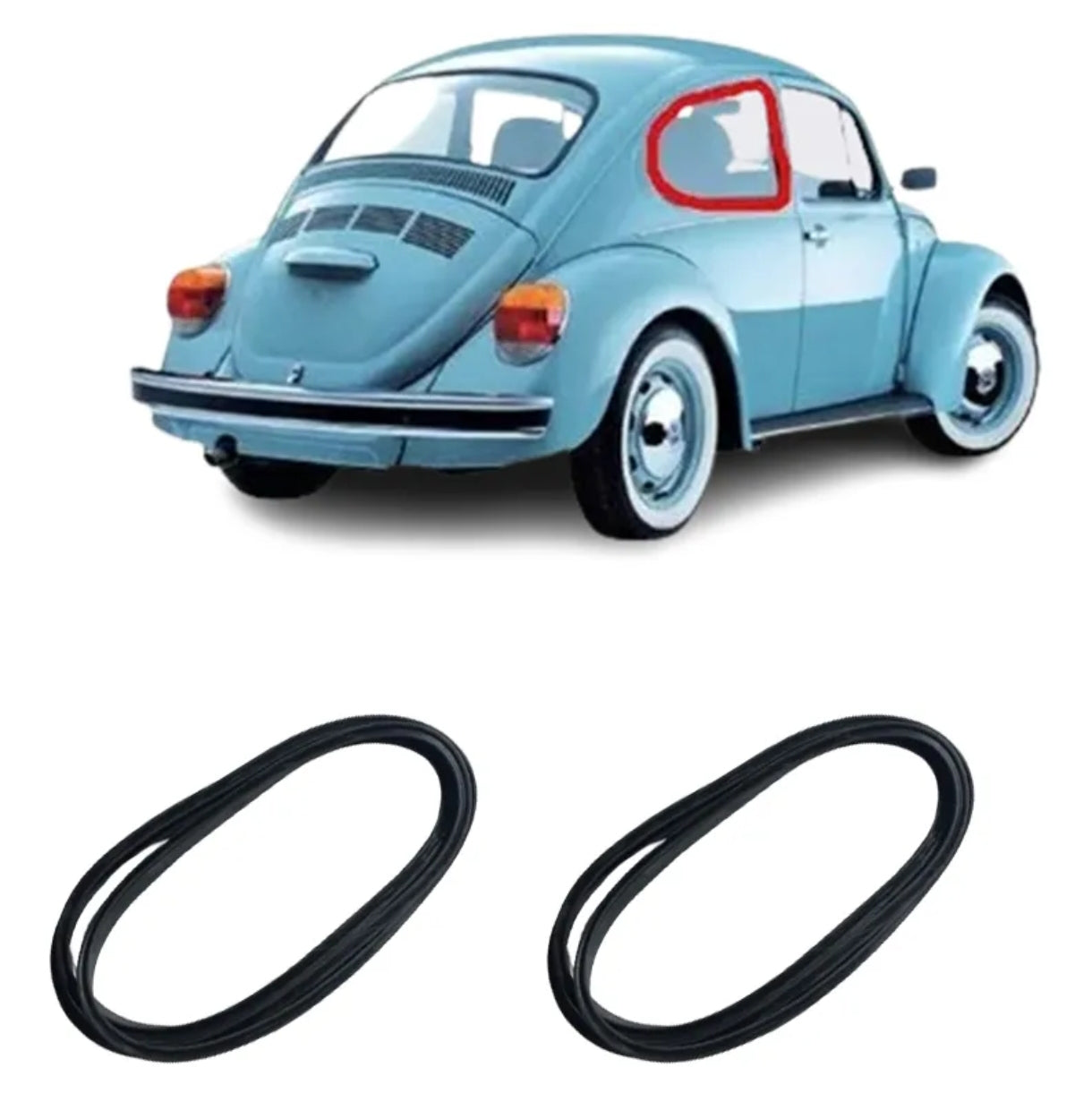 1300 Beetle Cal Look Window Sealing Kit