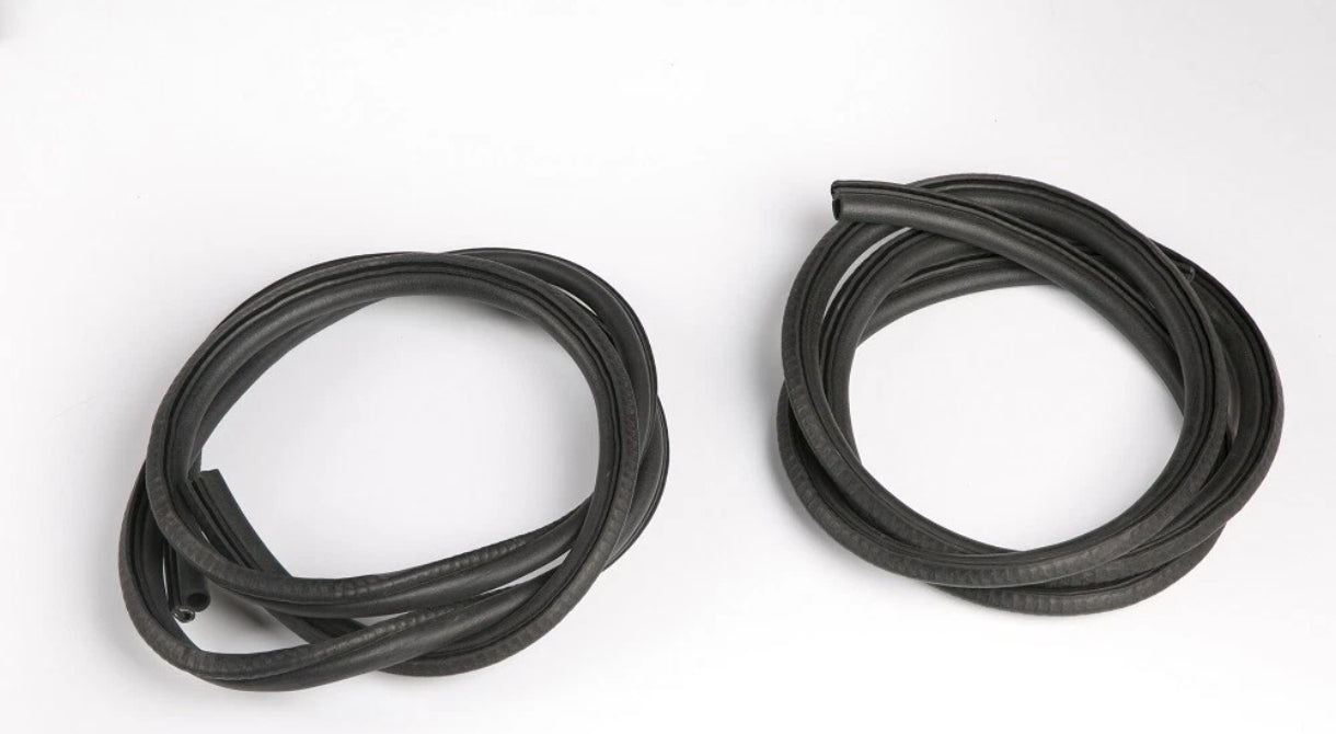 Complete Safari stainless steel window kit, type 2 adjustment, split screen, T1