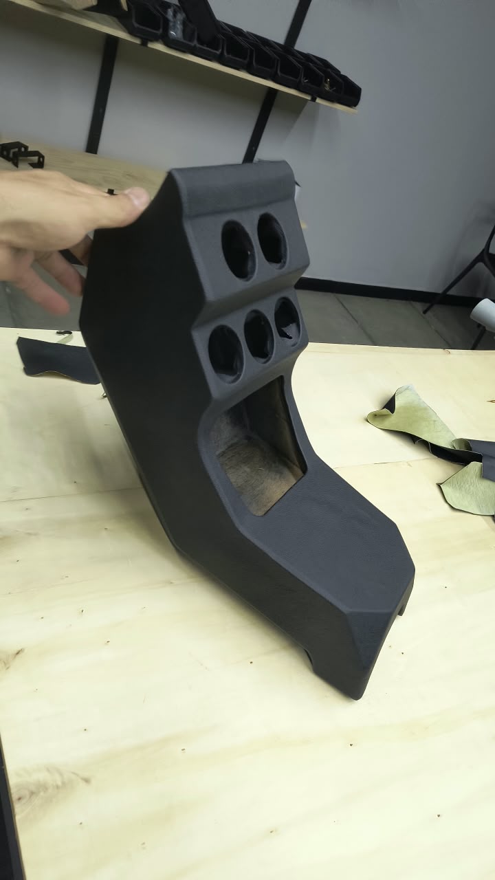 Center Console 1300 VW Beetle - wooden ART - Black colour