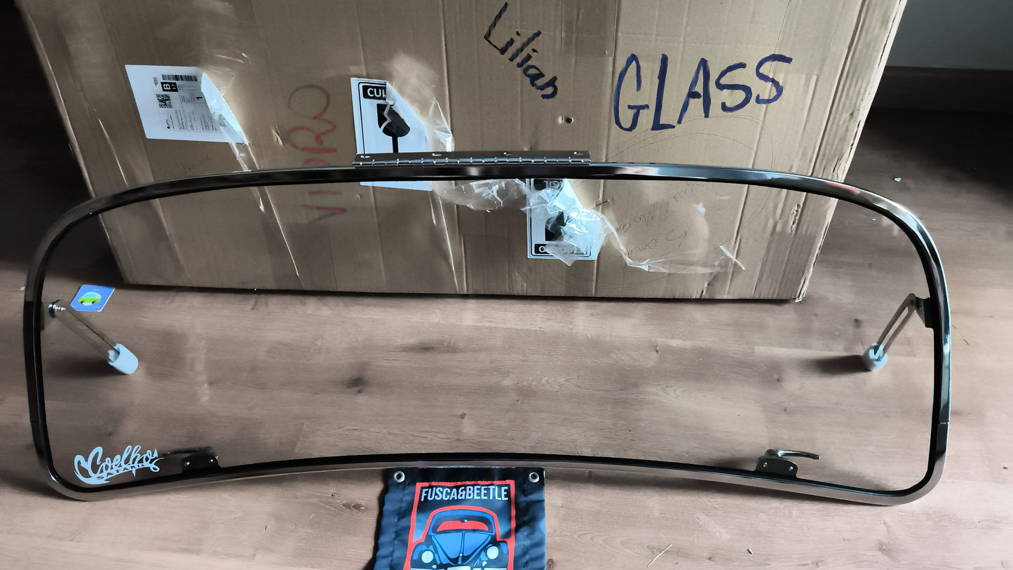 Front windshield safari for OVAL VW Beetle - Split - 1950 - 1955