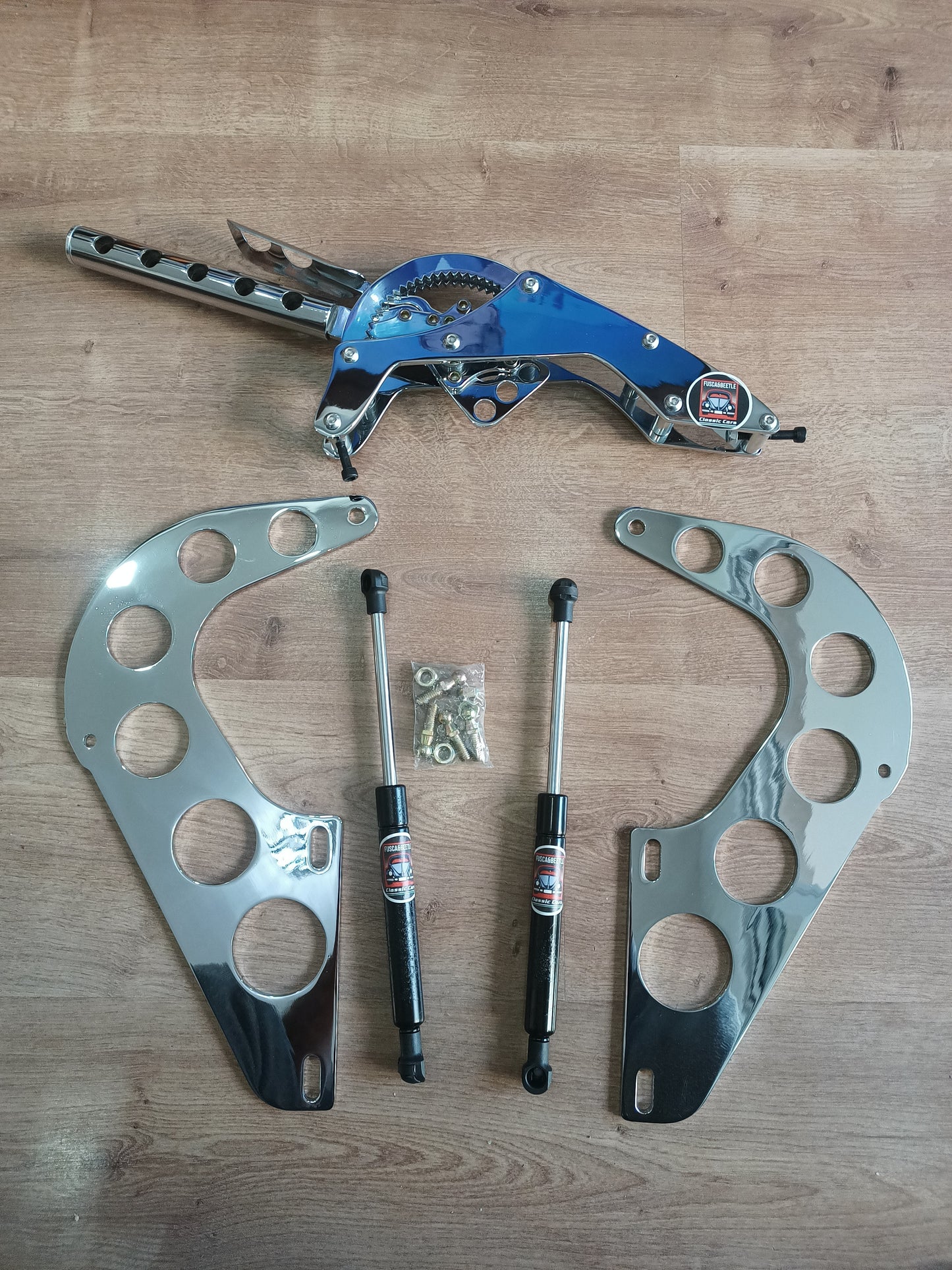 Combo kit complete - SPIDER Hand break - Pair of Arms Hood + Absorbers Gas