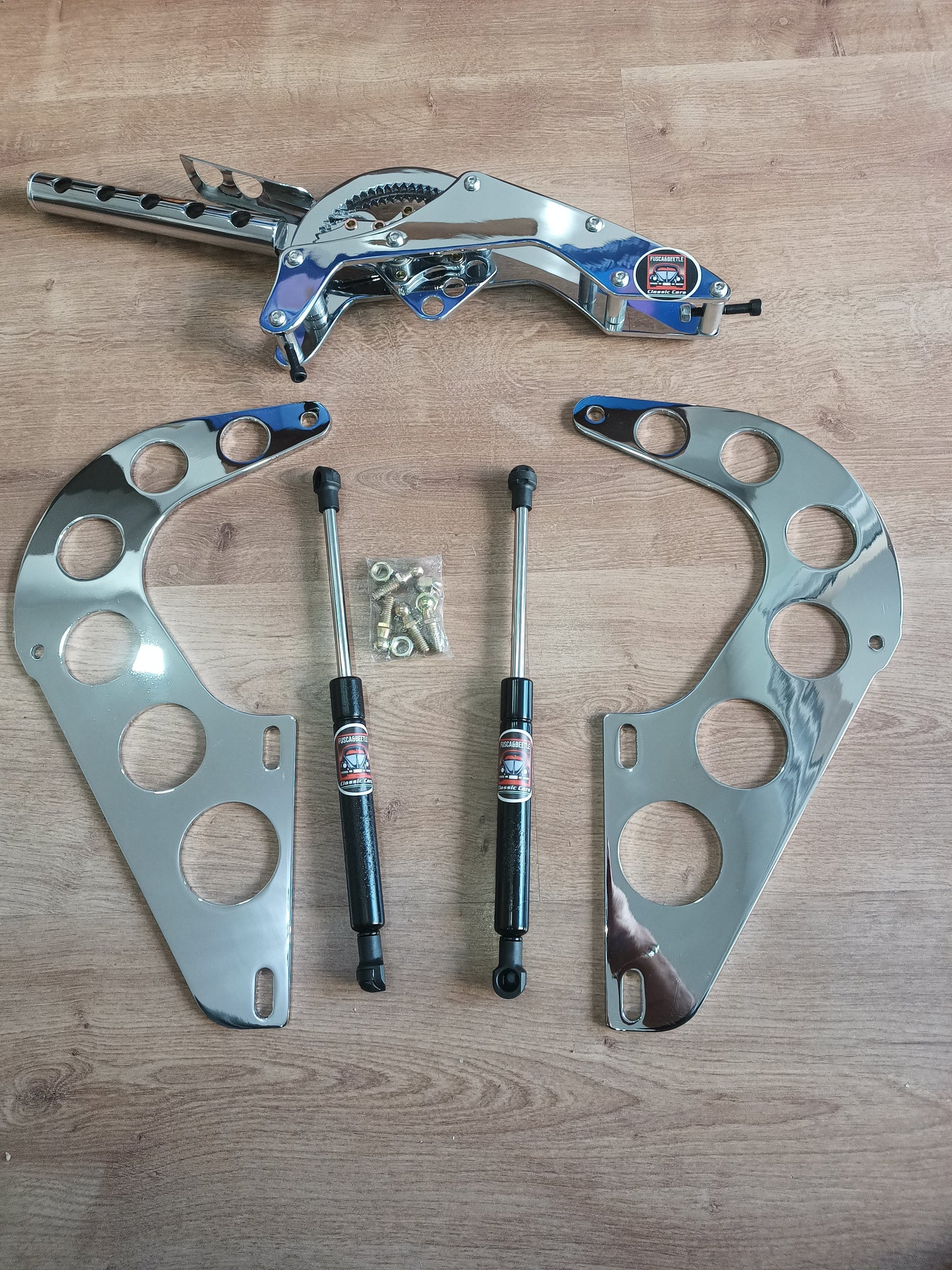 Combo kit complete - SPIDER Hand break - Pair of Arms Hood + Absorbers Gas