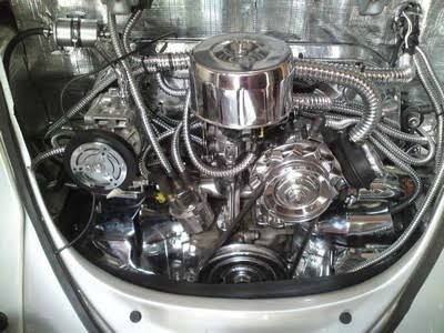VW Bug Super Deluxe chrome body kit for air-cooled engines