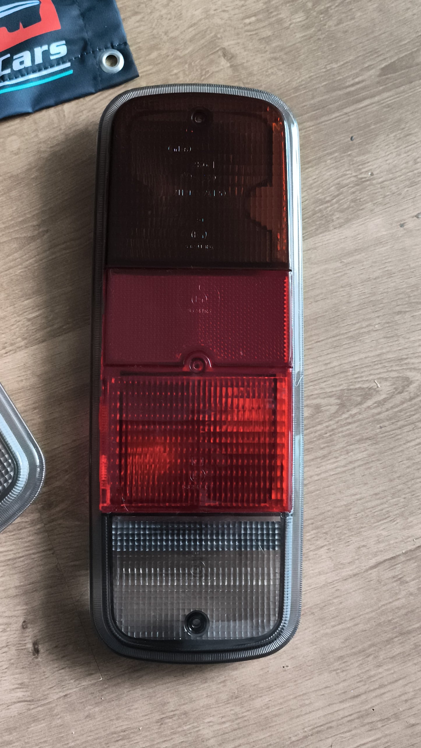 Pair of Volkswagen VW Bus Kombi taillights, set type 2, T2 bus, left and right, 1972-1979 Arteb Hella Original