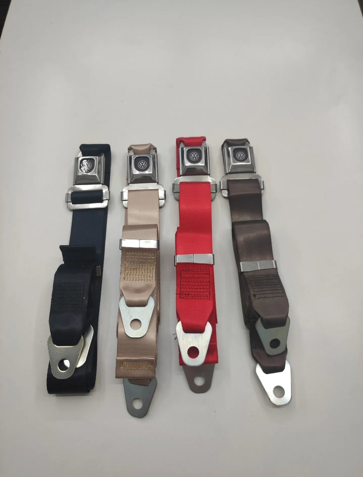 Kit seat Belt 9 pieces stainless steel with logo VW