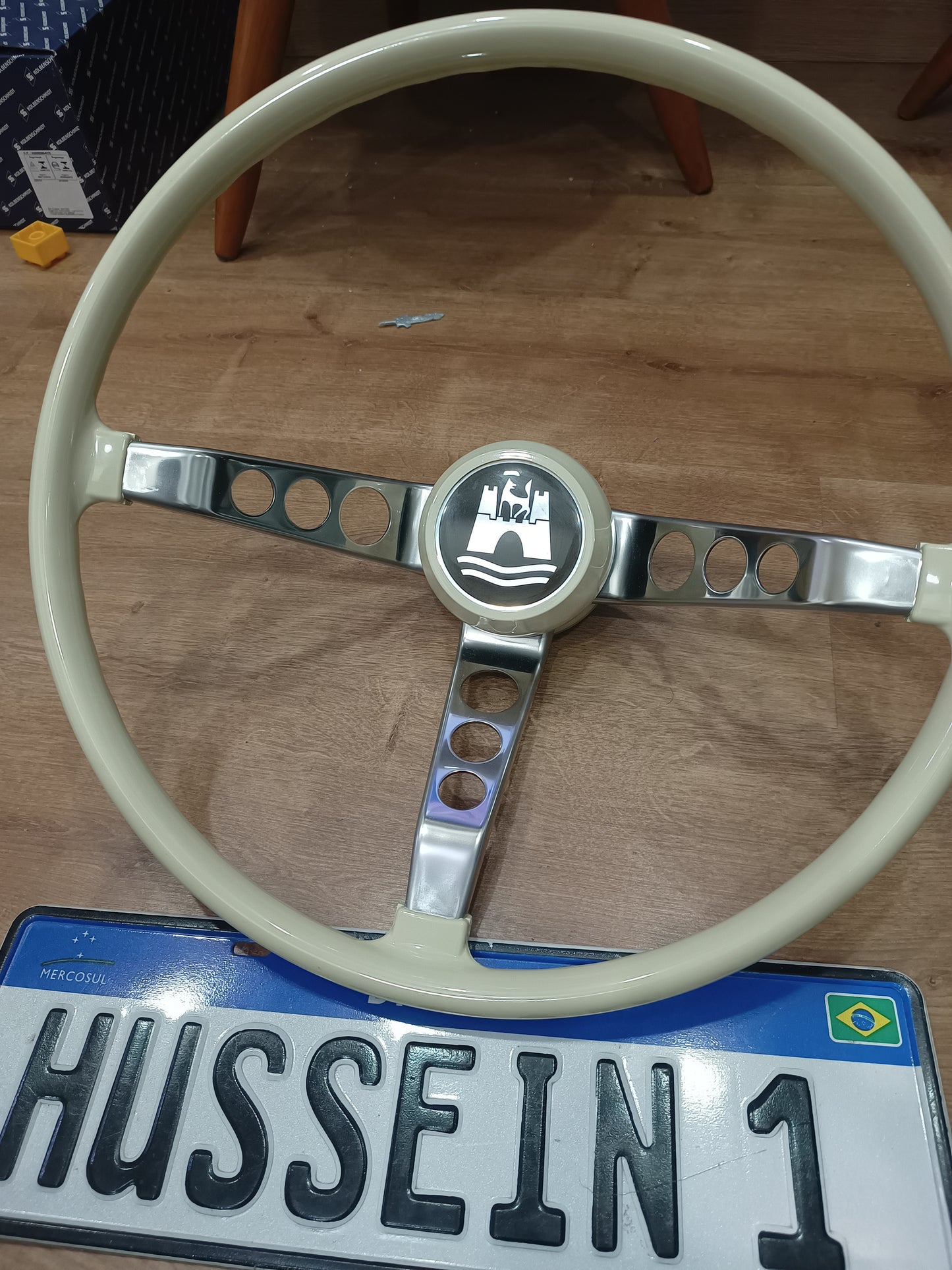 German Beetle steering wheel AIR COOLED ONLY WITH VW LOGO