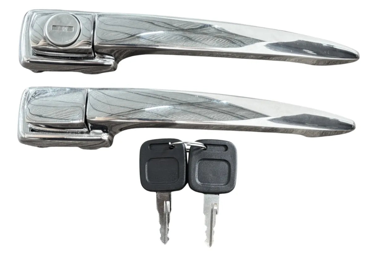 Pair of External Door Handles with Key Volkswagen 1300  E.D. 59 to 66