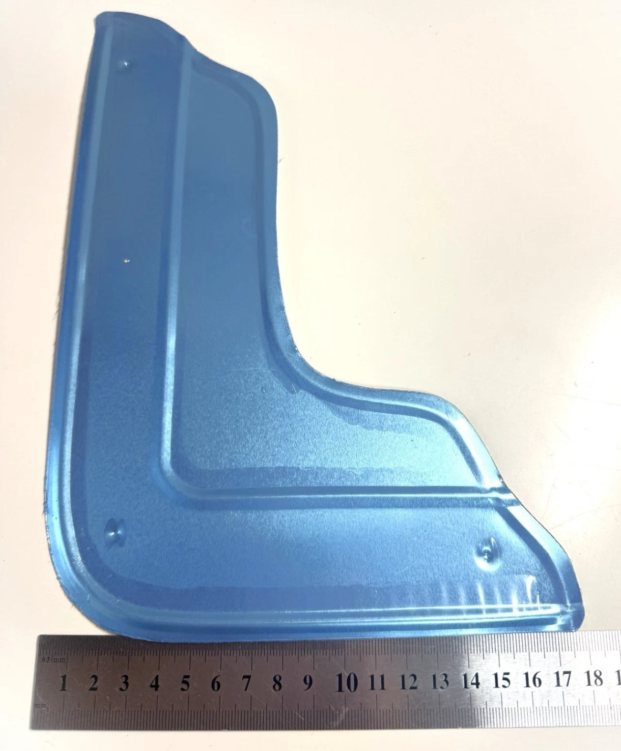 Corner door with smooth stone finish, wide pair, set of 2, VW Stainless steel