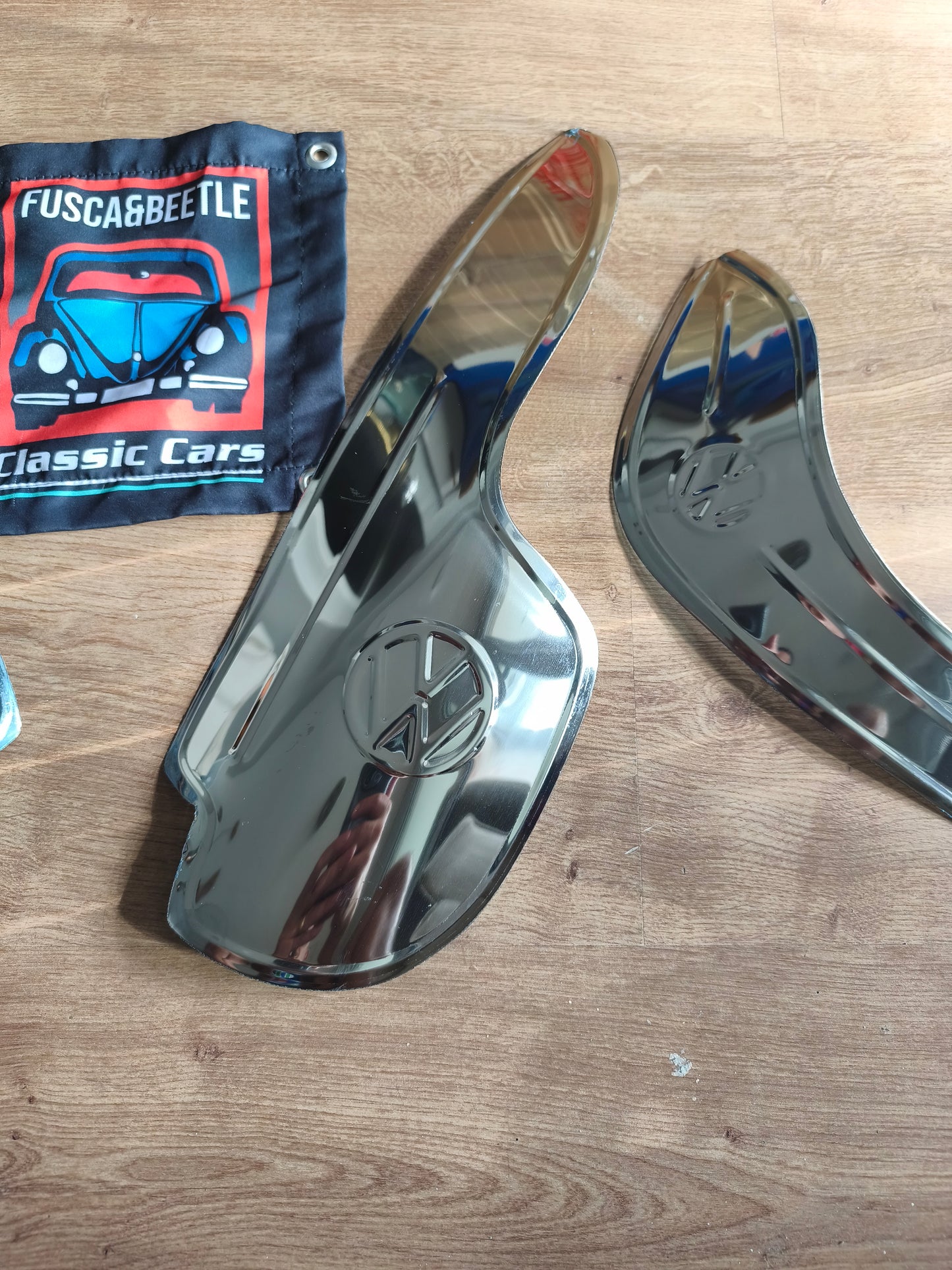 Front fender for Volkswagen Beetle, American style - Stainless steel