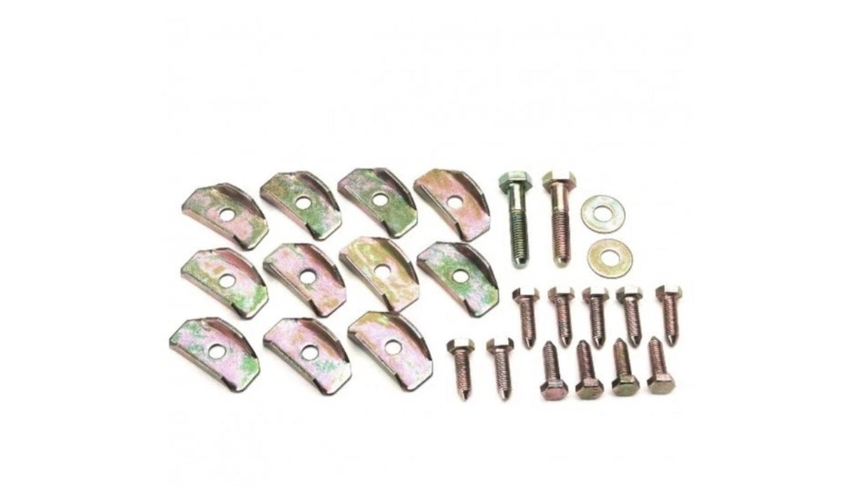 Kit de ferragens DBW 26 peças panela de assoalho para VW Beetle - 111898061Rubber chassis for VW Beetle/Brasilia Jahu