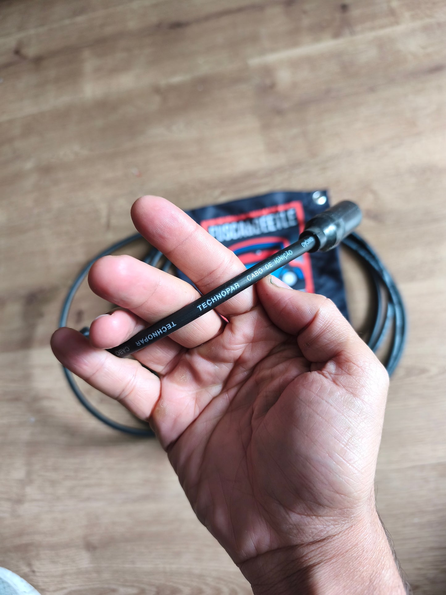 Ignition cable and spark plug assembly 27588 for VW Volkswagen Bug 1300 - 1500-1600 to 2337cc 8mm