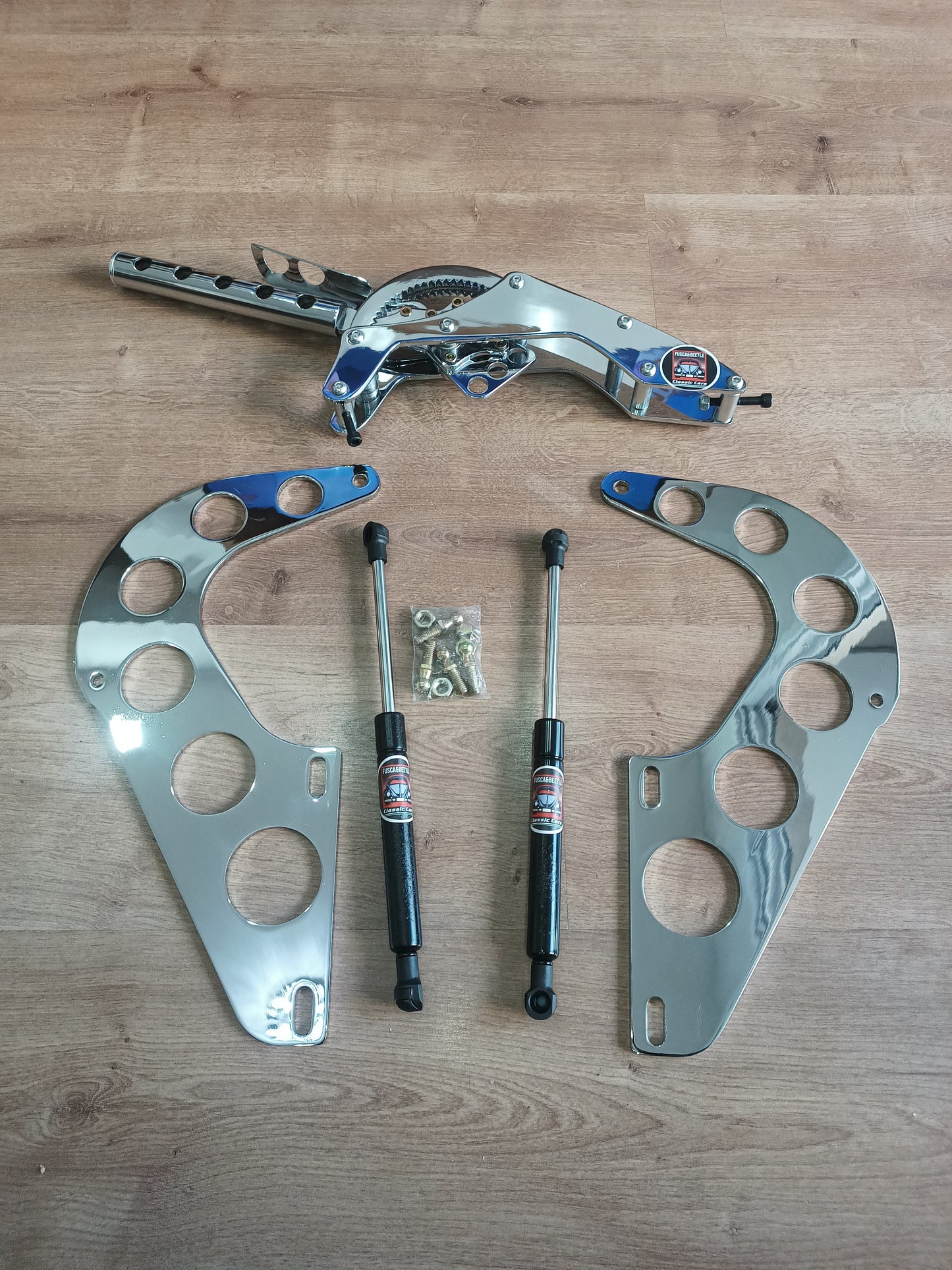 Combo kit complete - SPIDER Hand break - Pair of Arms Hood + Absorbers Gas