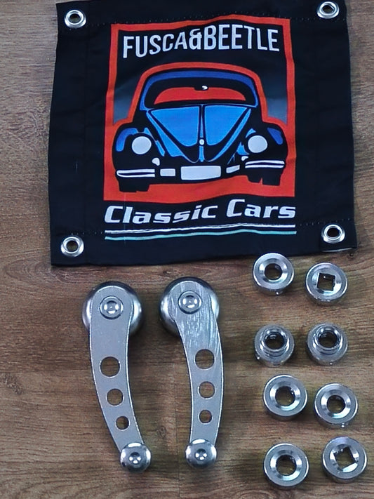 Aluminum Glass Crank universal fits All VW Air-cooled - Pick-up/ Beetle/ Opala/ Gol