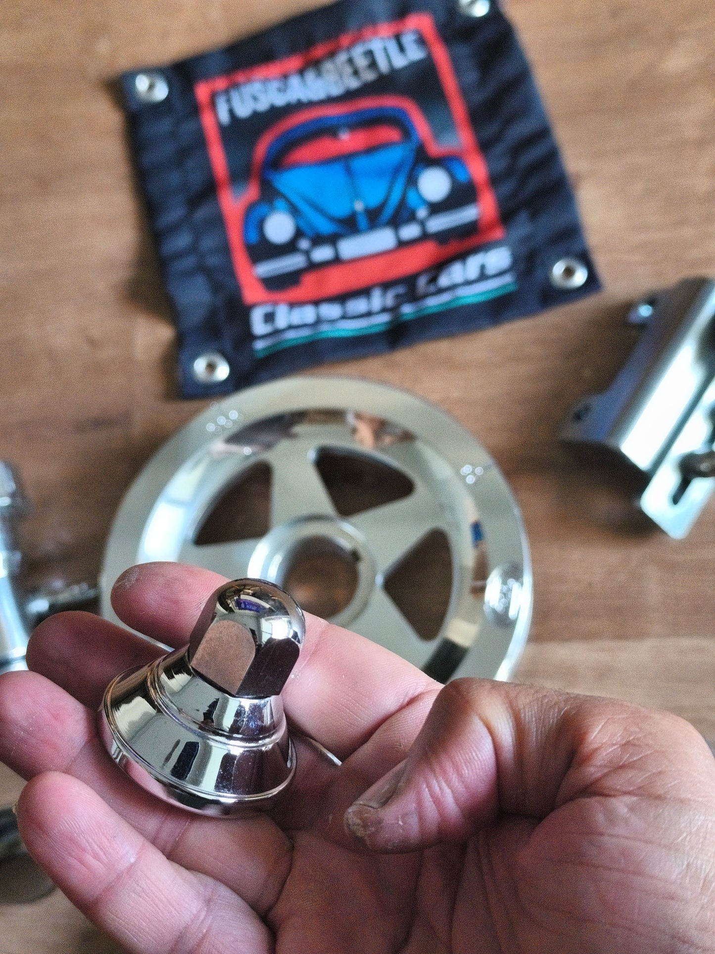 Aluminum Pulley Kit Poly V Engine Beetle AIR COOLED 1300-1302-1303 AIR COOLED ENGINES ONLY FITS ALL