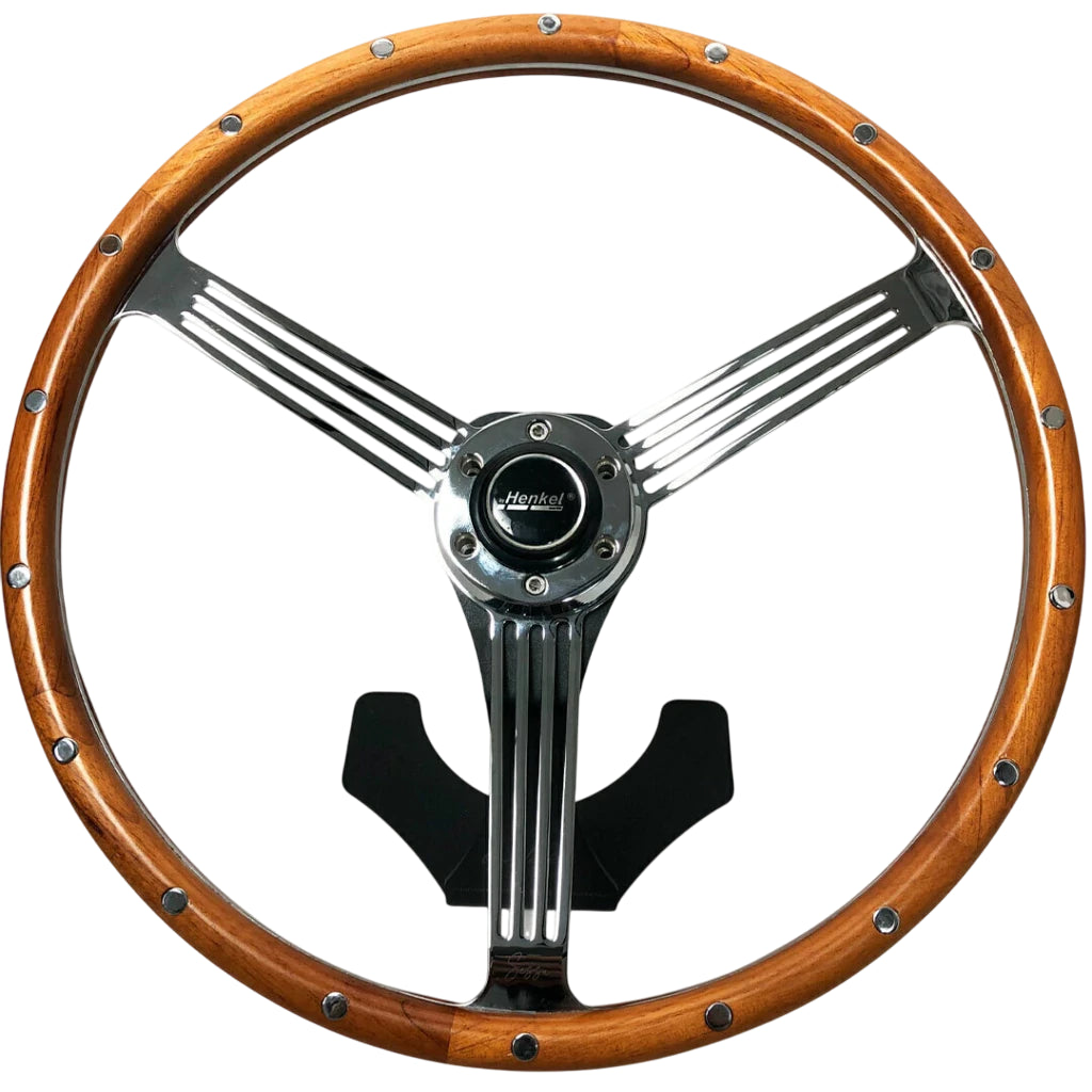 Steering wheel by Henkel BJ.420 - 18P (Chrome)