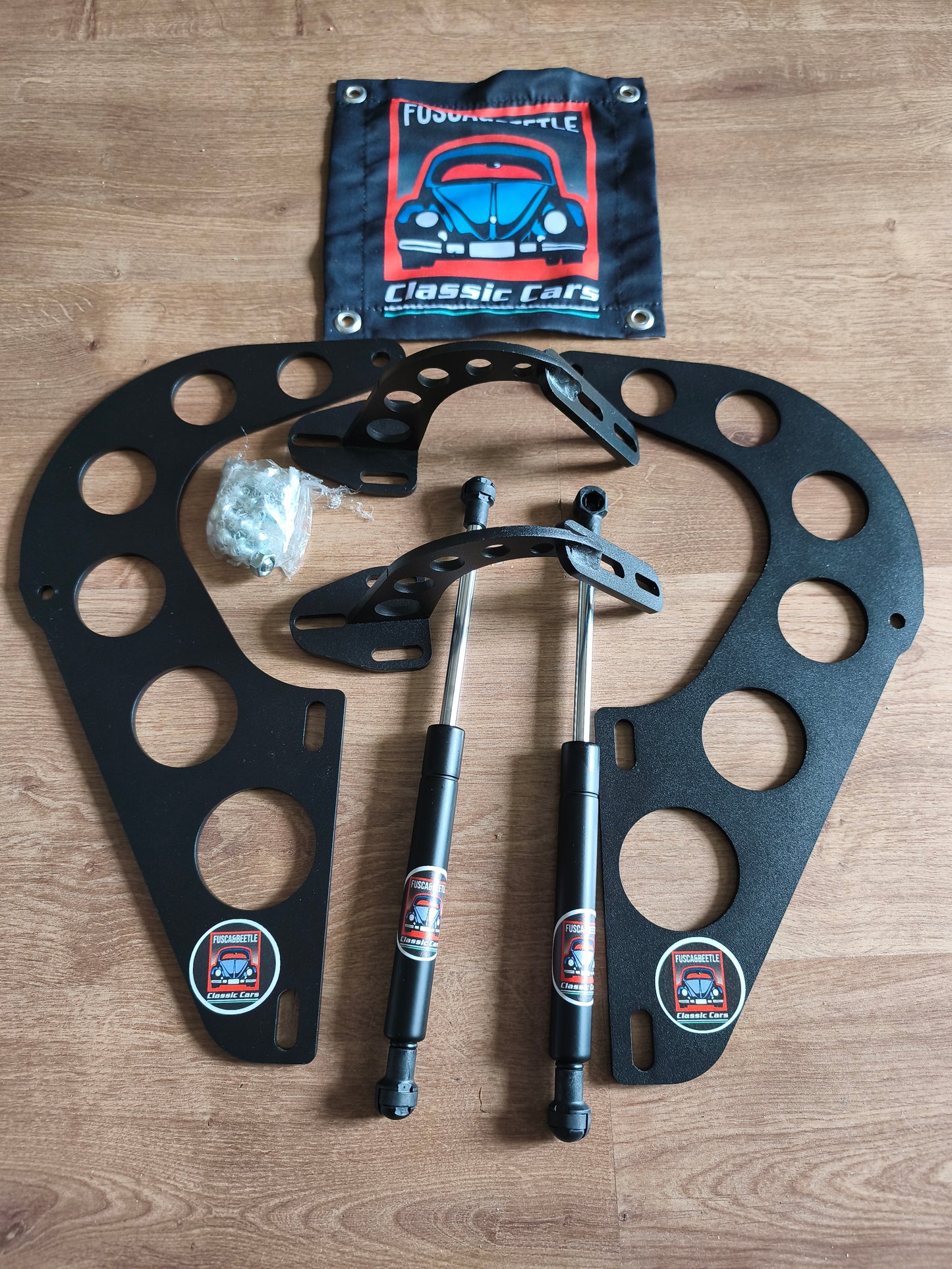 Pairs Arms Hood - Hinge Beetle Capo + Shock Absorber + rear engine cover hood