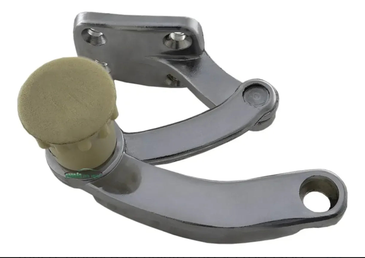 Windows latch for VW Beetle tilting windows (ivory button), ( pair ),  & Atemis brand. For Safari windows pop out