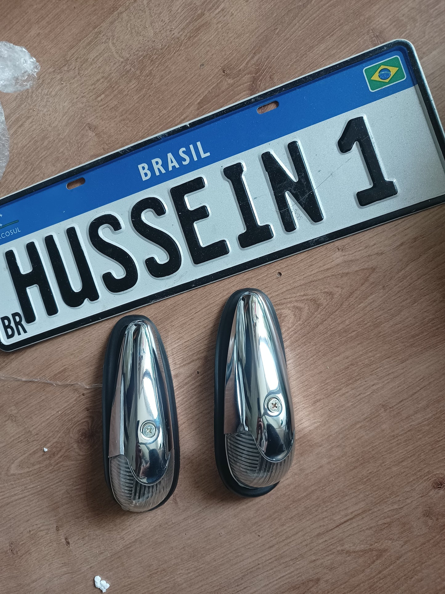 Pair of Complete Fine Turn Signals Beetle Up to 64 Yellow VW BEETLE LINE