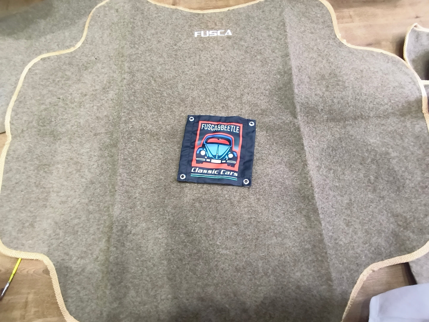 VW Carpet Kit 14pc. (With Footrest) 1955 -1996 VW Bug &  Super Beetle Sedan .