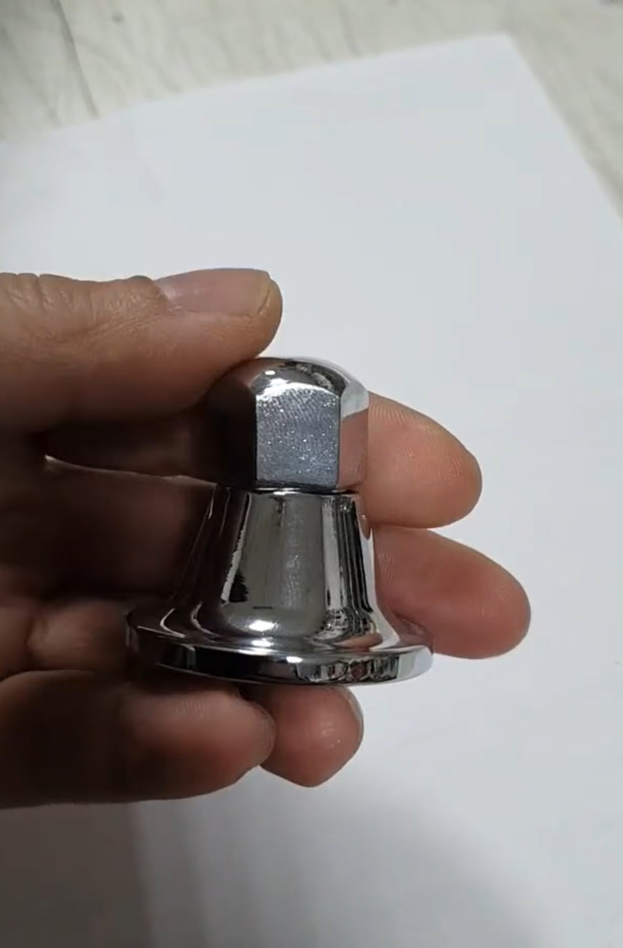 Chrome nut and spacer for alternator & nut crankshaft/generator for VW Buggy, Ghia Thing, Trike