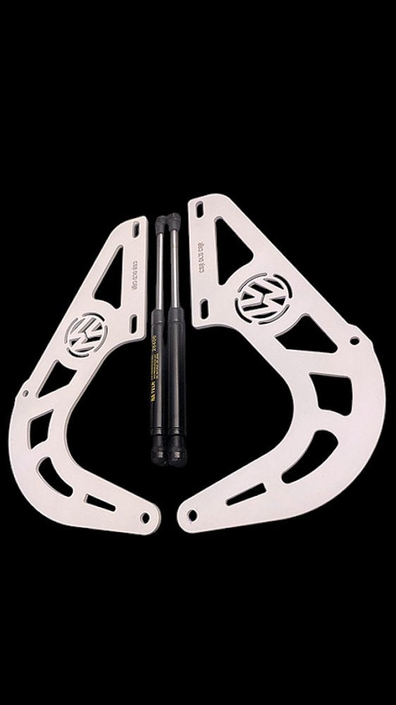 Hood Arms with Shocks - VW Beetle air-cooled