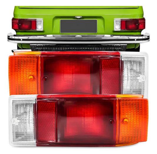 Pair of VW Brasilia Lenses, Complete Set of Clear Lenses, 2 pieces, 1978-1983