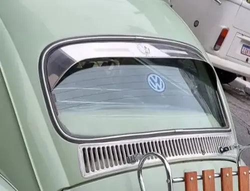 Eyelash Gutter Rear Window Beetle With Logo Stainless Steel 