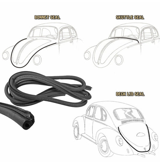 Vw Beetle Bonnet E Deck Tampa Selo Kit (estilo Mexicano)