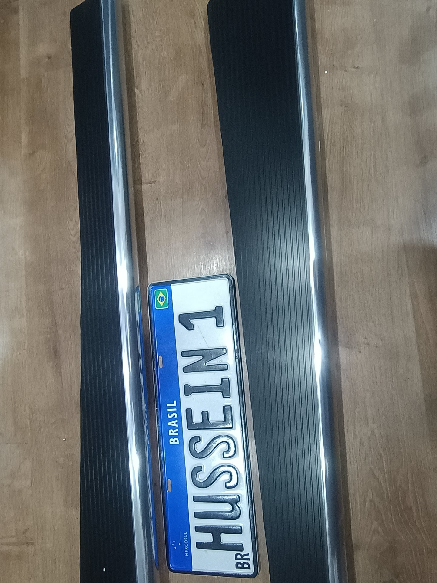 Pair of Beetle running boards thick metal STAIN STEEL FITS ALL BEETLE