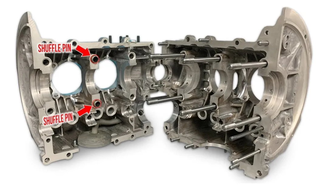 STREET RACE DOUBLE BY-PASS AUTOLINEA ENGINE CASE (BLOCK)