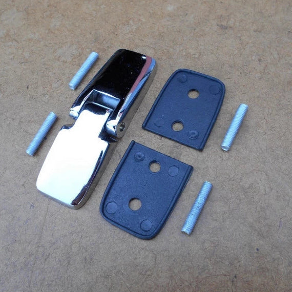Gurgel and SP2 door hinges - chrome plated