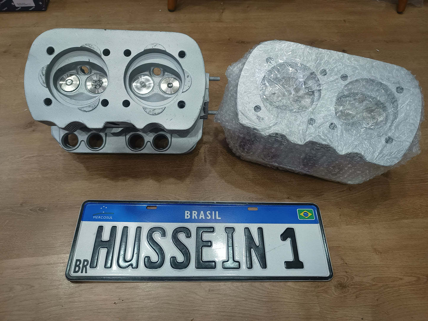 Pair of Beetle Head 1600 Old Assembled Mkf 8 Halides AIR COOLED ENGINES Complete with valves