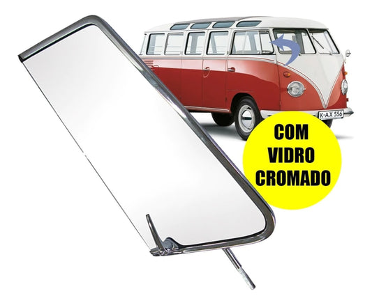 Pair of Windshields with Movable Glass, Complete - BUS VW