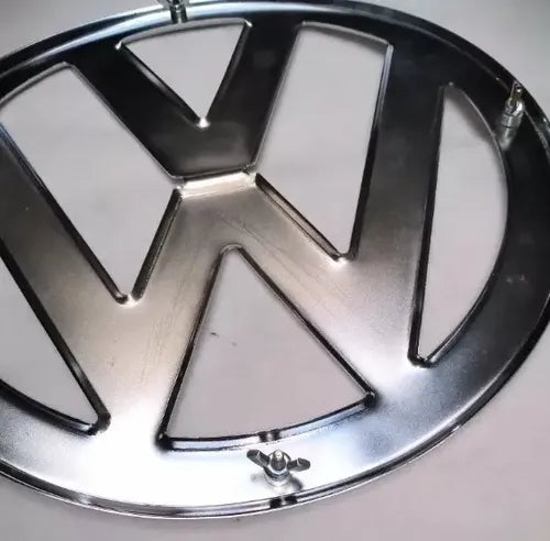 Volkswagen Bus 12.25" 55-67 OEM Nose Emblem Chrome Patina VW Van T1