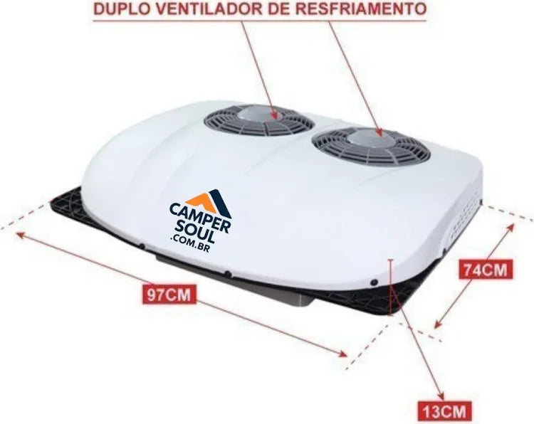 12V Electric Roof Air Conditioner for Slim Inverter Motorhome - Kombi bus