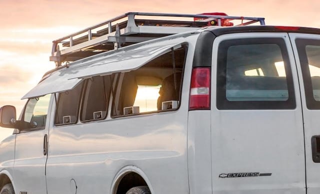 Safari custom windows for the classic cars by order ( coelho safari)