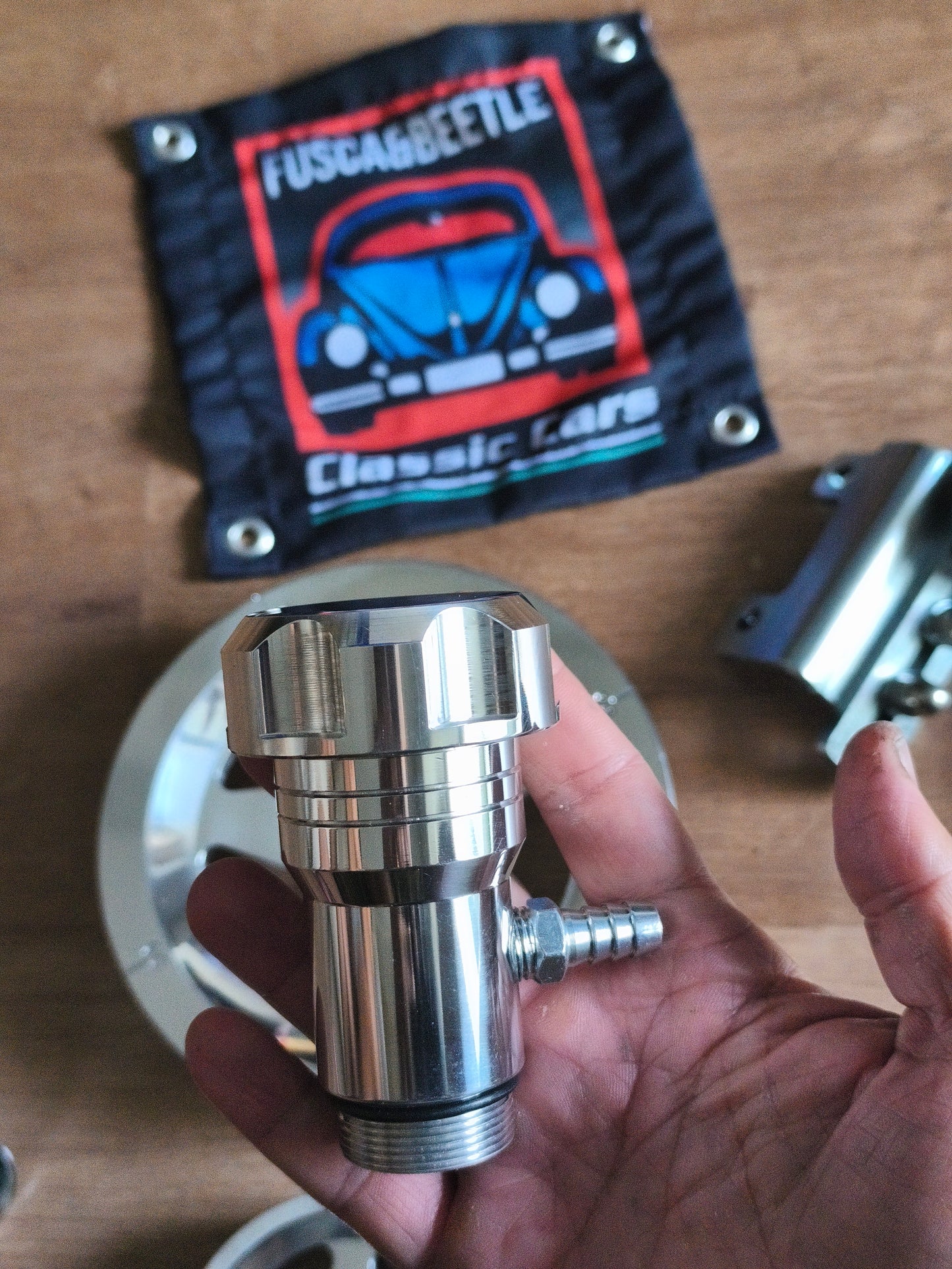 Aluminum Pulley Kit Poly V Engine Beetle AIR COOLED 1300-1302-1303 AIR COOLED ENGINES ONLY FITS ALL