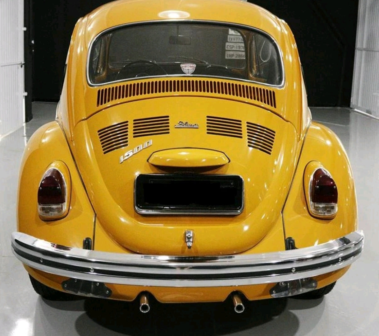 VW Volkswagen 1500 engine deck cover emblem beetle insects bus T1 T2 classic