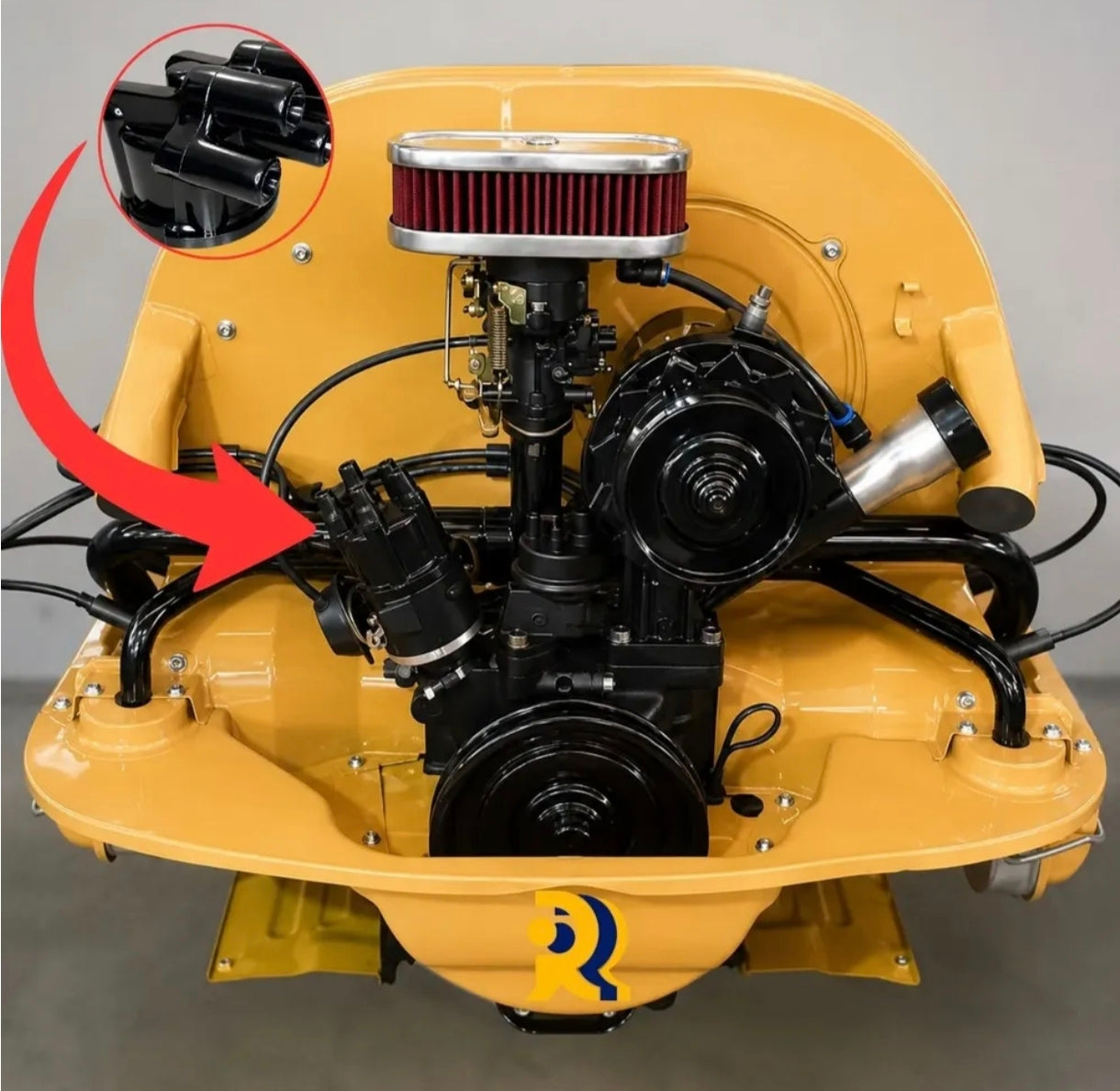 Elba / Beetle Distributor Cap - Air-cooled Engines only