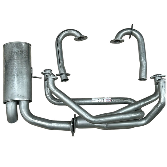 4x1 Sport Exhaust for VW Beetle Itamar, Medium Sound, IDM