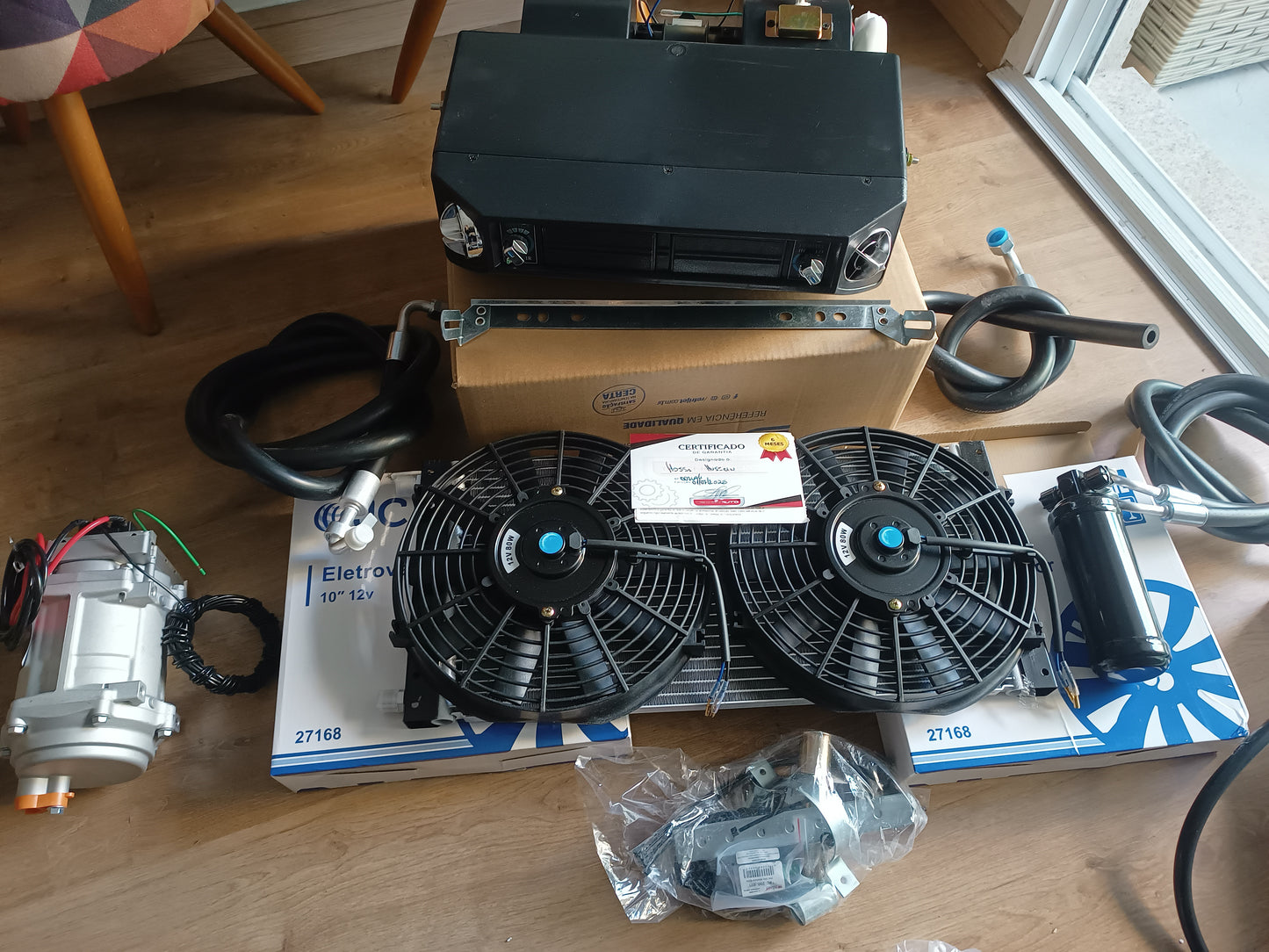 Electric air conditioning kit 12V universal adaptation VW 1300 ,1302 FITS ALL CLASSIC CARS