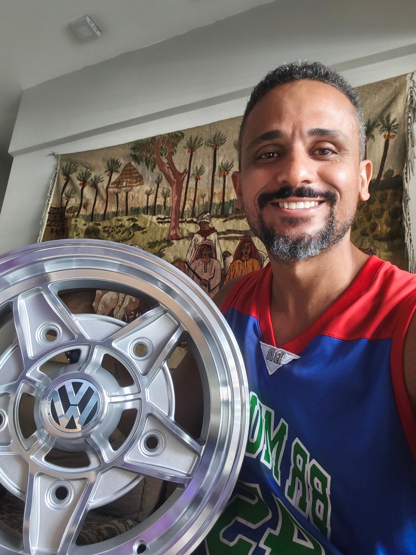 Set of 15-inch Castelinho wheels for VW Beetle, 6 inches wide, 5x205 bolt pattern, classic wheels.