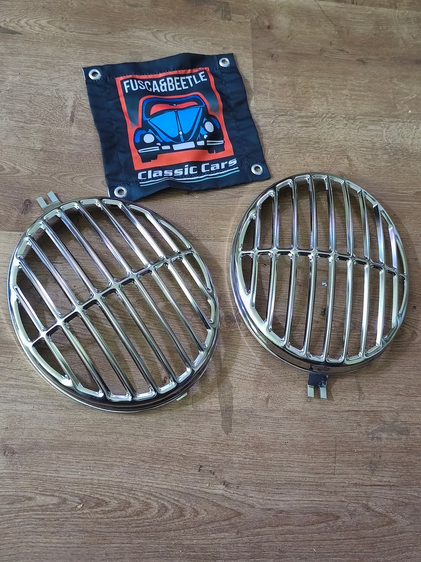 Protective Grille Headlight VW AR-Cooled Antique Bull's Eye Porsche 356