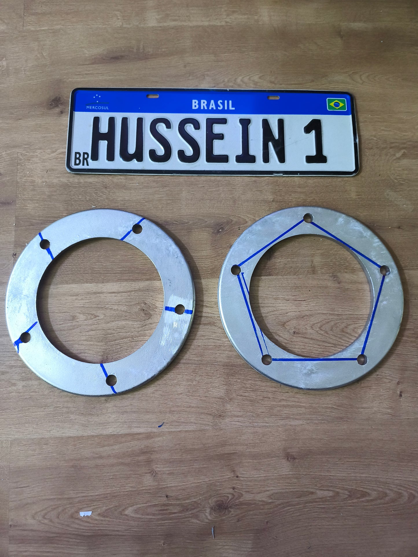 Rear wheel spacer for VW Kombi "Corujinha" ( VW bus & Bug 5×205