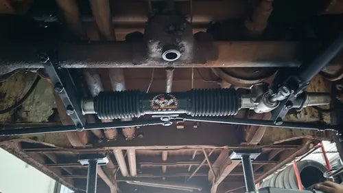 Complete semi-hydraulic steering kit for adaptation to the Kombi T2